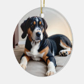 Realistisches Haustierliebhaber-Ornament | Emotion Keramik Ornament (Links)