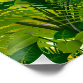 Realistisches Jungle Tiger Poster Kunstgiesserei - (Ecke)