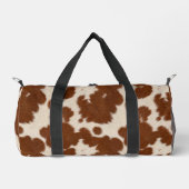 Realistisches Kalbsledermuster Duffle Bag (Vorderseite)
