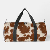 Realistisches Kalbsledermuster Duffle Bag (Rückseite)