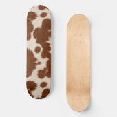 Realistisches Kalbsledermuster Skateboard (Vorderseite)