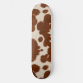 Realistisches Kalbsledermuster Skateboard (Vorderseite)