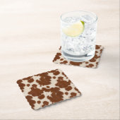 Realistisches Kalbsledermuster Untersetzer (Vor Ort)