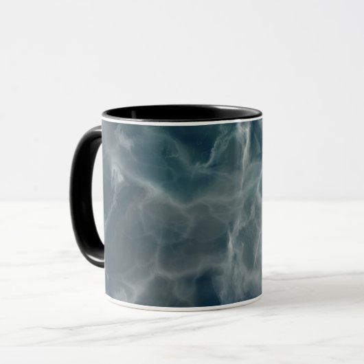 Realistisches Marmordesign Tasse (Vorderseite Links)