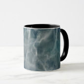 Realistisches Marmordesign Tasse (VorderseiteRechts)