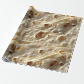 Realistisches Mehl Tortilla Geschenkpapier (Ungerollt)