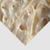 Realistisches Mehl Tortilla Seidenpapier (Detail)