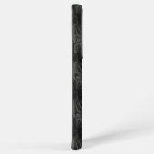 Realistisches Muster schwarzer Chrysanthemen - Sch Samsung Galaxy Hülle (Rechte Seite)