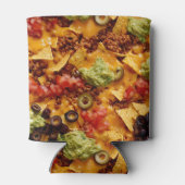 Realistisches Nacho-mexikanisches Essen Dosenkühler (Rückseite)