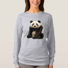 Realistisches Panda-Charm-T-Shirt T-Shirt
