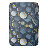 realistisches Planet-Illustrationsmuster Badematte (Vorderseite Vertikal)