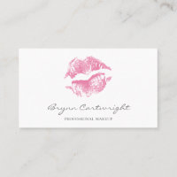 Realistisches Rosa Kiss Drucklips Makeup
