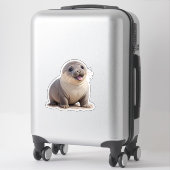 Realistisches Siegel Aufkleber (Koffer)