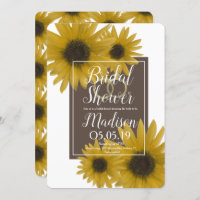 Realistisches Sonnenblumenring-Brautparty