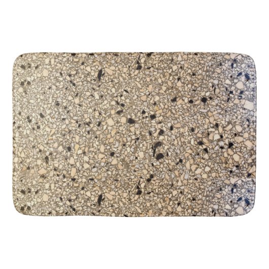 Realistisches Terrazzo Alla Venezia Texture Loft D Badematte (Vorderseite)