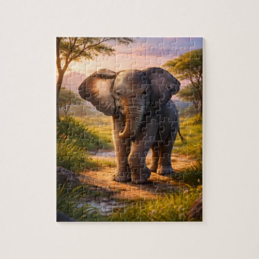 Realistisches Tierkunst-Puzzle Puzzle (Vertikal)