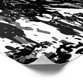 Realistisches Tiger-Poster - Kopf des weißen Tiger Poster (Ecke)