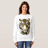 Realistisches Tiger Sweatshirt - Cooler Tiger Head (Vorne ganz)