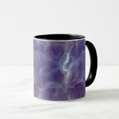 Realistisches Violet-Marmordesign Tasse (VorderseiteRechts)