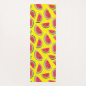 Realistisches Wassermelonenscheiben-Musterdesign Yogamatte (Rückseite)