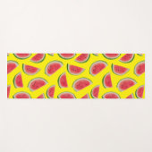 Realistisches Wassermelonenscheiben-Musterdesign Yogamatte (Vorderseite (Horizontal))