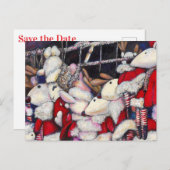 Realität im Urlaub Ankündigungspostkarte (Vorne/Hinten)