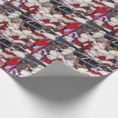 Realität im Urlaub Geschenkpapier (Ecke)