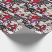 Realität im Urlaub Geschenkpapier (Ecke)