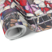 Realität im Urlaub Geschenkpapier (Rolleneckpunkt)