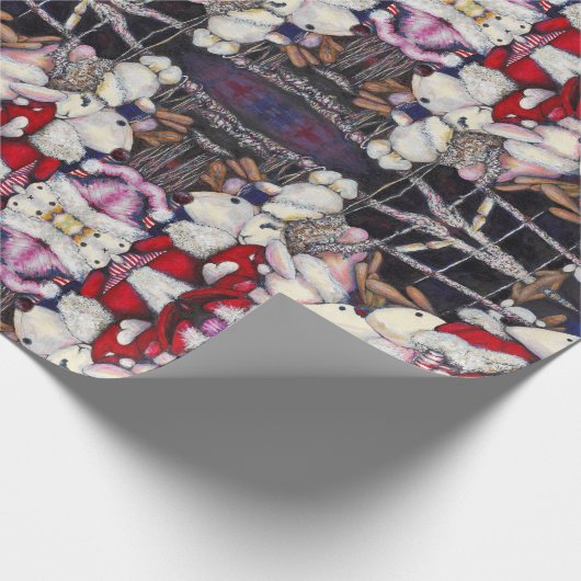 Realität im Urlaub Geschenkpapier (Ecke)