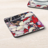 Realität im Urlaub Getränkeuntersetzer (Linke Seite)