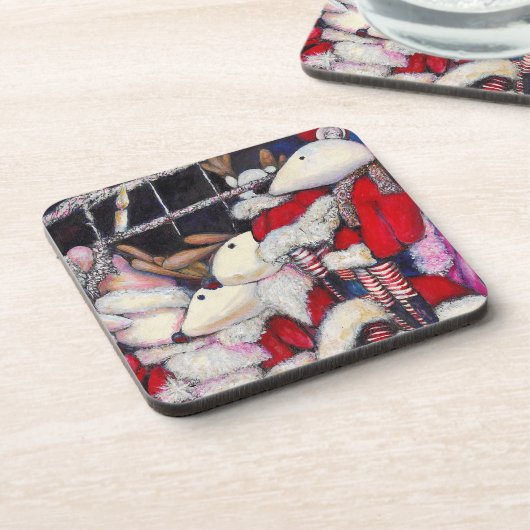 Realität im Urlaub Getränkeuntersetzer (Linke Seite)