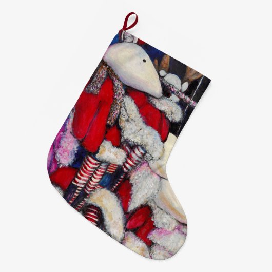 Realität im Urlaub Großer Weihnachtsstrumpf (Vorderansicht (hängend))