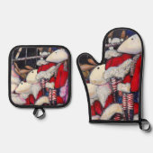 Realität im Urlaub Ofenhandschuh & Topflappen-Set (Vorderseite)