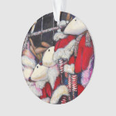 Realität im Urlaub Ornament (Vorderseite)