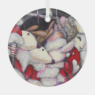 Realität im Urlaub Ornament Aus Glas