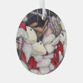 Realität im Urlaub Ornament Aus Glas (Vorderseite Rechts)