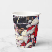 Realität im Urlaub Pappbecher (Rückseite)