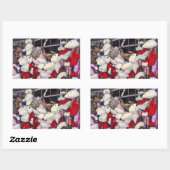 Realität im Urlaub Rechteckiger Aufkleber (Blatt)