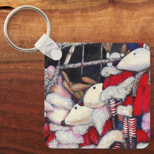 Realität im Urlaub Schlüsselanhänger (Vorderseite)