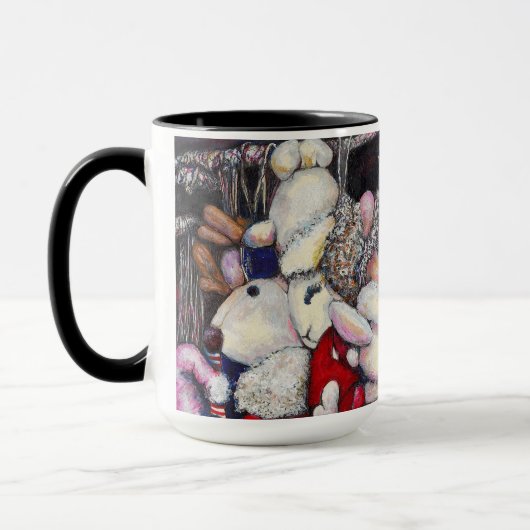 Realität im Urlaub Tasse (Links)