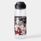 Realität im Urlaub Trinkflasche (Rückseite)