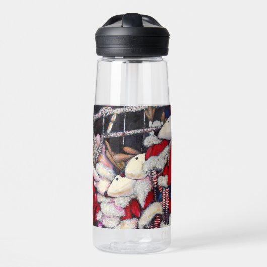 Realität im Urlaub Trinkflasche (Vorne)