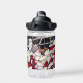 Realität im Urlaub Trinkflasche (Rückseite)