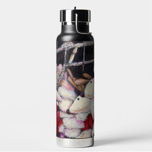 Realität im Urlaub Trinkflasche (Links)