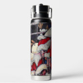 Realität im Urlaub Trinkflasche (Hinten)