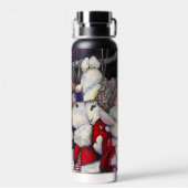 Realität im Urlaub Trinkflasche (Rückseite)