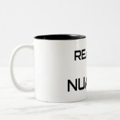 Realität ist Unwahrheit Zweifarbige Tasse (Links)