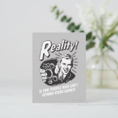 Realität: Videospiele können sich nicht leisten Postkarte (Stehend Vorderseite)