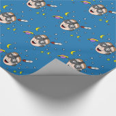 Realitäts-Raumforschung Geschenkpapier (Ecke)
